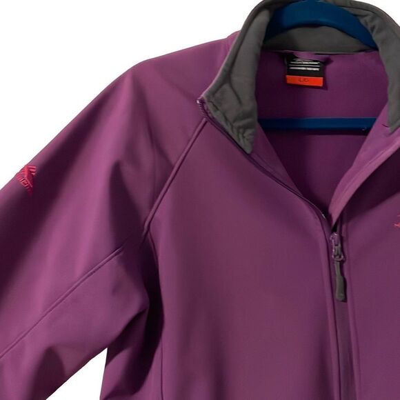High Sierra purple zip front jacket with four pockets size Large NWOT - Picture 2 of 13